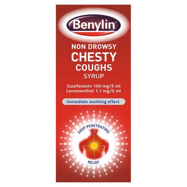 Benylin Chesty Coughs Syrup - Non Drowsy, Relief
