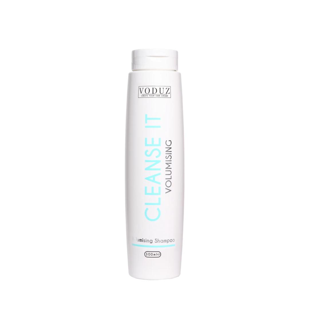 Voduz Cleanse It Volumising Shampoo 300ml Free From Sulphates Parabens Harsh Chemicals UV Filters Colour Protection Complex