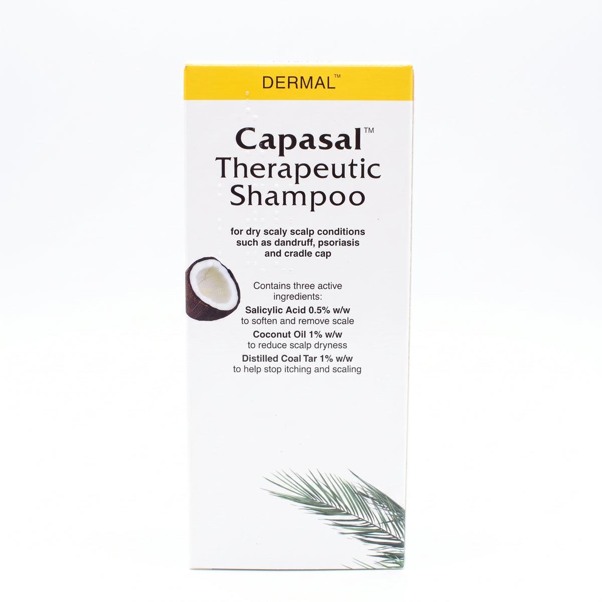 Capasal Herbal Shampoo 100ml - Natural Conditioning Shampoo for Dandruff & Itchy Scalps