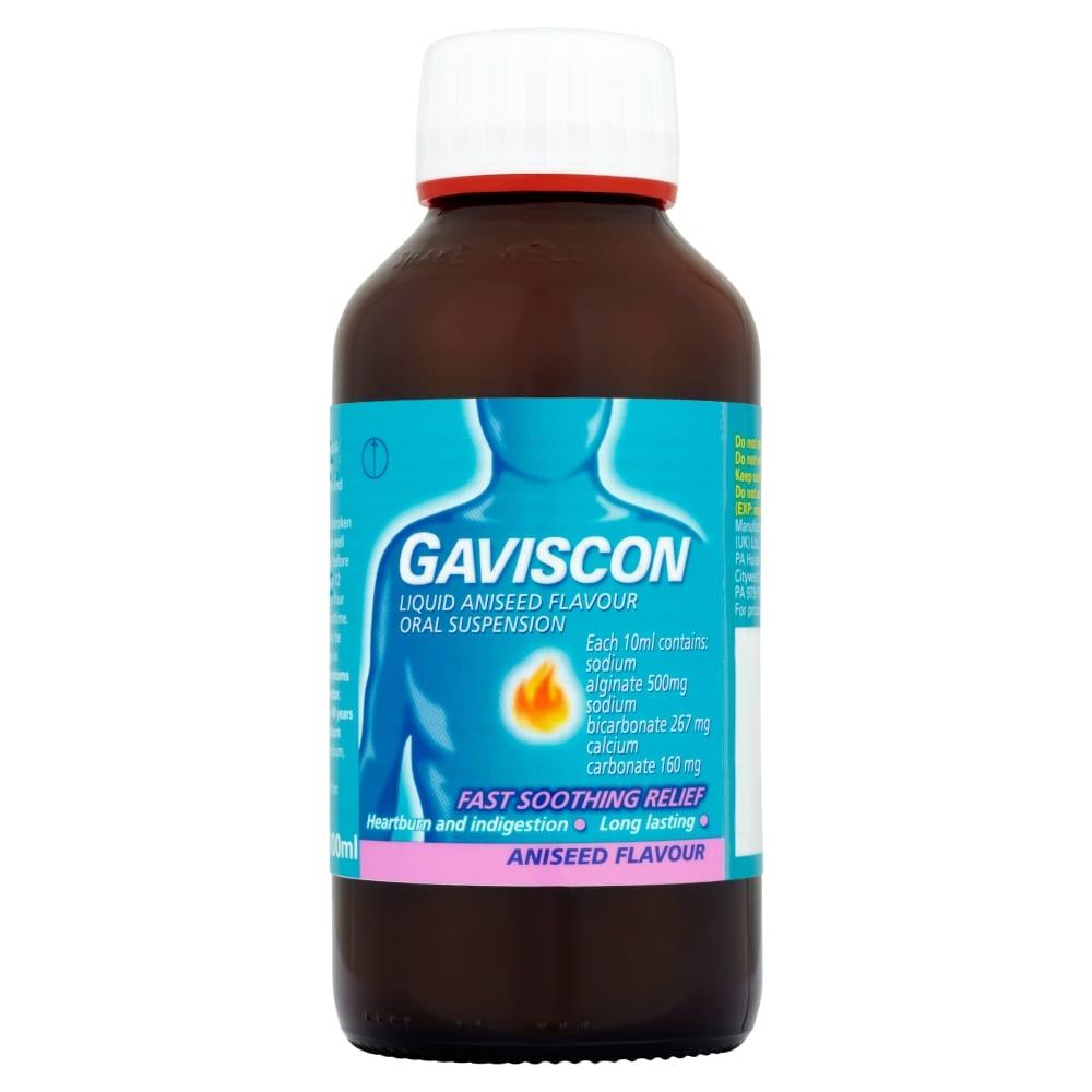 Gaviscon Aniseed Relief Oral suspension for Heartburn & Indigestion - 300ml