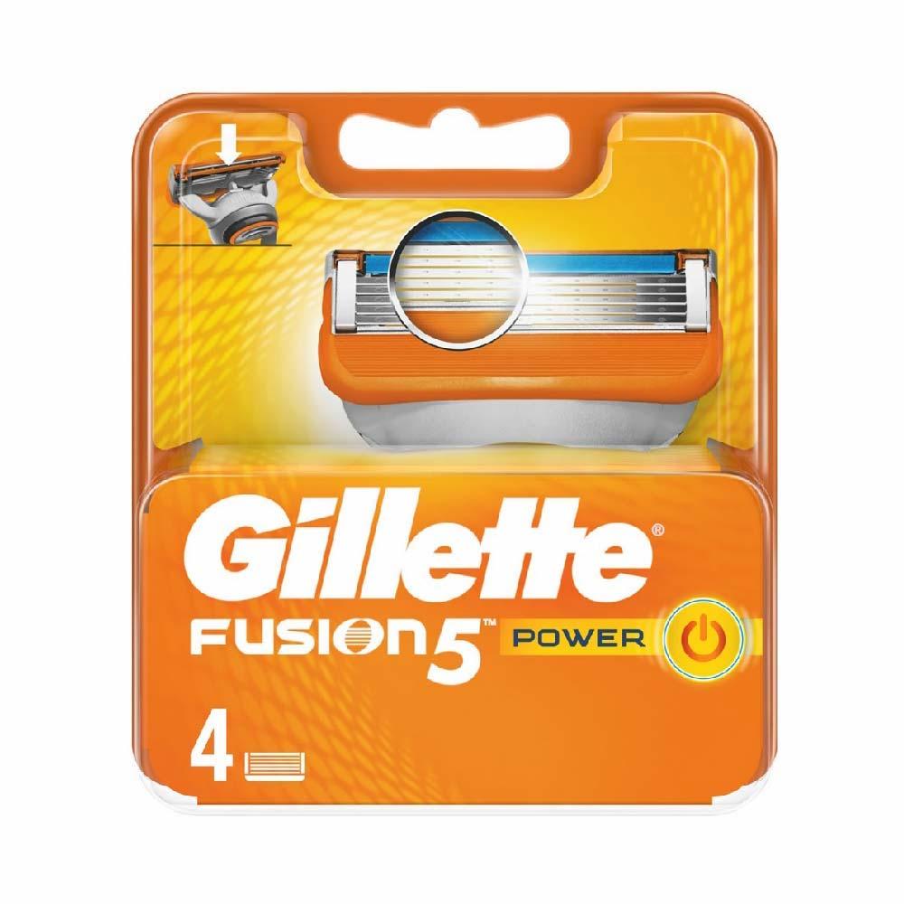 Gillette Fusion 5 Manual Blades 4 Pack with Precision Trimmer