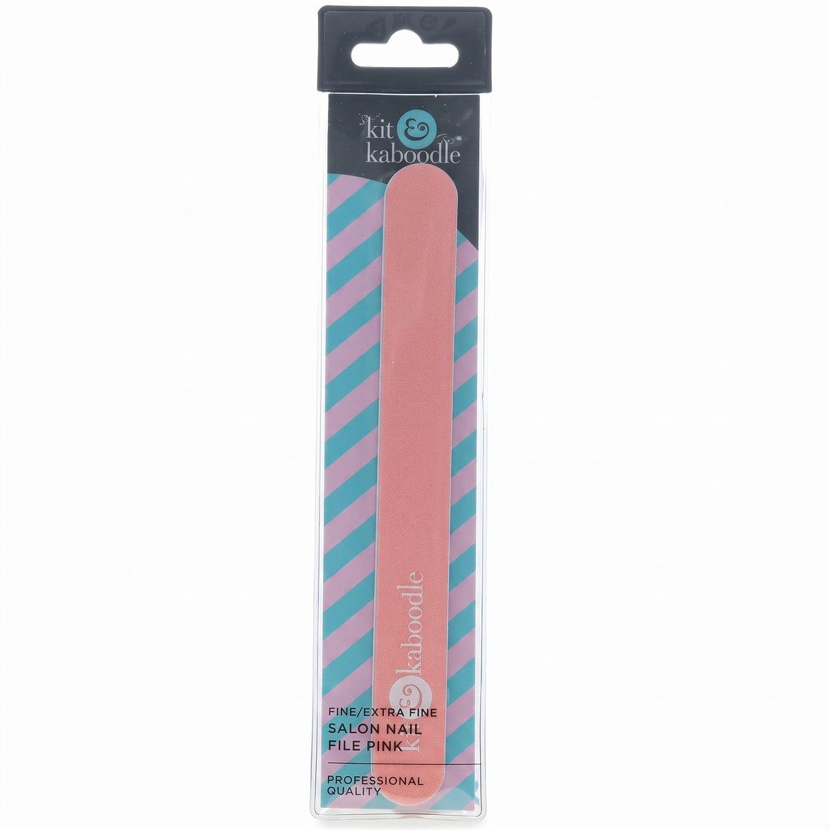 Kit & Kaboodle Salon Nail File Pink Extra Fine