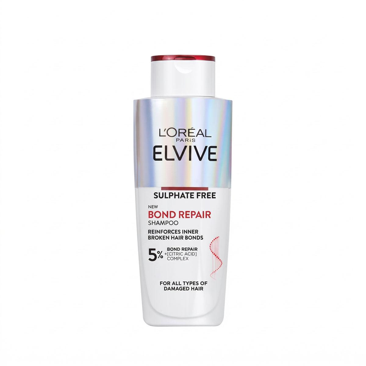 L'Oreal Paris Elvive Bond Repair Shampoo 200ml Sulphate Free for Damaged Hair