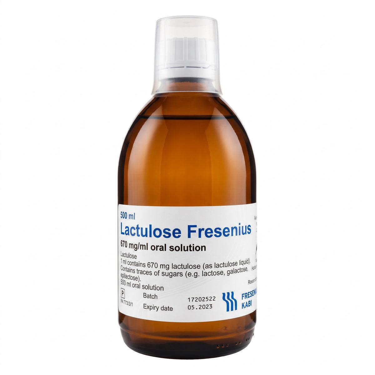 Lactulose Fresenius Oral Solution 670mg/ml 500ml - Constipation Relief