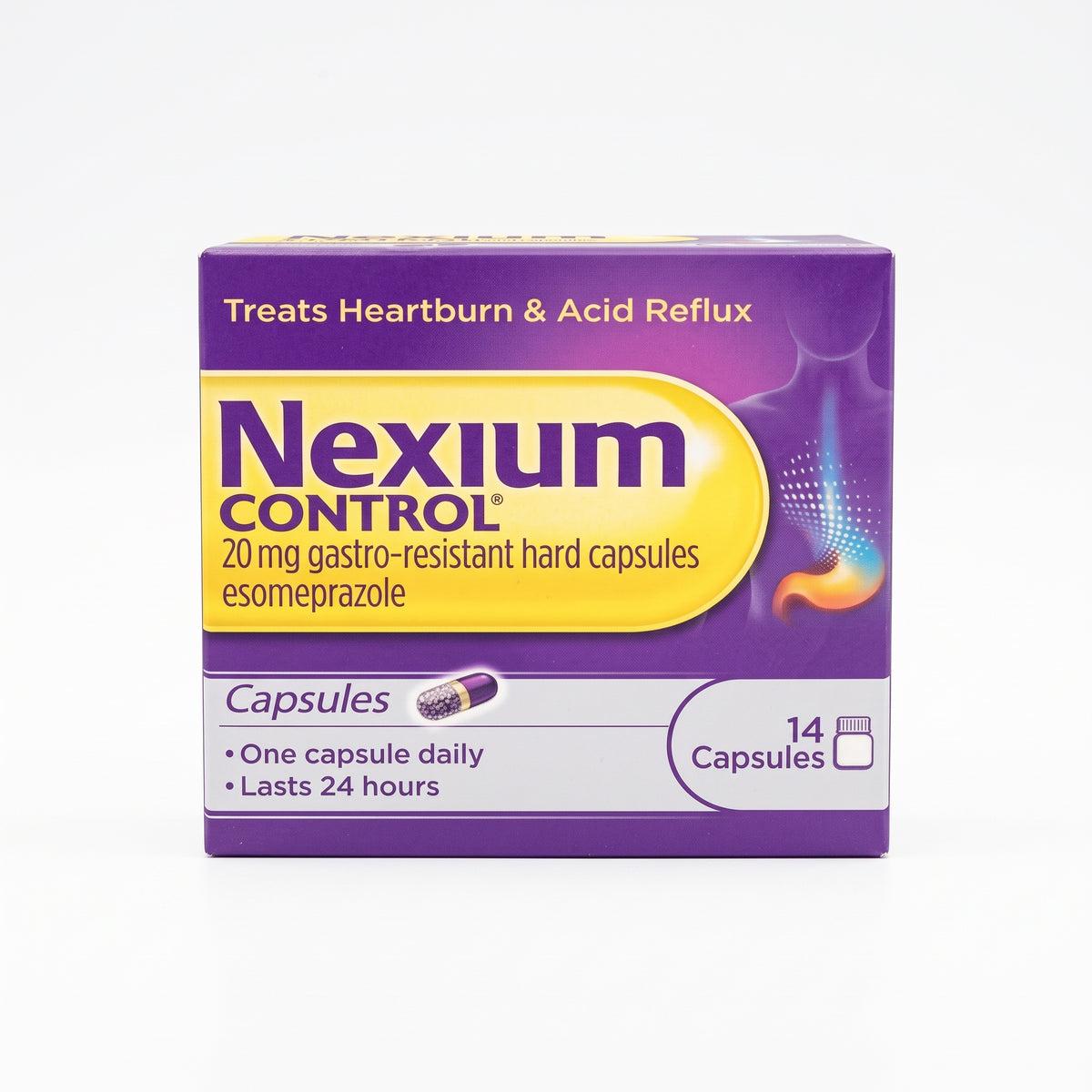 Nexium Control Heartburn & Acid Reflux Relief Capsules 14 Capsules 24 Hour Protection