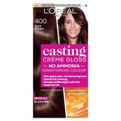 L'oreal Paris Casting Creme Gloss Semi-Permanent Hair Dye, Dark Brown 400