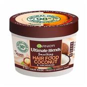 Garnier Ultimate Blends Smoothing Hair Food Coconut &amp; Macadamia 3 In 1 Hair Mask image
