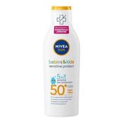 Nivea Sun Babies &amp; Kids Sensitive Protect Spf 50+ Water Resistant Lotion 200Ml image