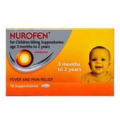 Nurofen Child Suppositories 60Mg 10Pk image
