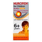 Nurofen Child Six Plus Orange 200Mg/5Ml Oral Suspension 100Ml