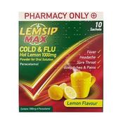 Lemsip Max Cold &amp; Flu Hot Lemon 10Pk