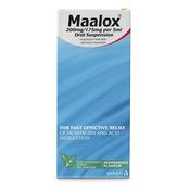 Maalox Oral Suspension 250Ml Peppermint