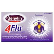 Benylin 4 Flu Tabs 24Pk