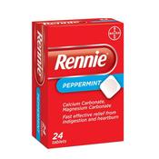 Rennie Peppermint 24Pk