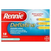 Rennie Deflatine 18Pk Chew Tabs image