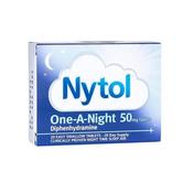 Nytol One-A-Night 50Mg Diphenhydramine Tablets 20Pk  image