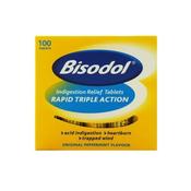 Bisodol Peppermint Tablets 100Pk