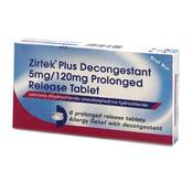 Zirtek Plus Decongestant 6Pk