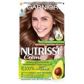 Garnier Nutrisse 6 Light Brown Permanent Hair Dye