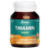 Sona Thiamin 100Mg 60Pk