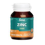 Sona Zinc 25Mg 60Pk image