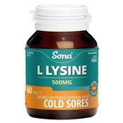 Sona L-Lysine Tabs 500Mg 60Pk