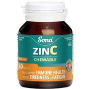 Sona Zinc &amp; Vitamin C Chewable Tab (30 Pk)