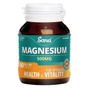 Sona Magnesium 500Mg (60 Pk)