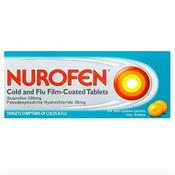 Nurofen Cold And Flu Tabs 24Pk image