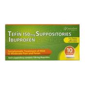 Tefin 150Mg Ibuprofen Suppositories