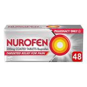 Nurofen 200mg Coated Tablets Ibuprofen 48 Pack Pain Relief