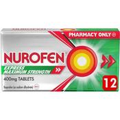 Nurofen Express 400Mg Maximum Strength 12P