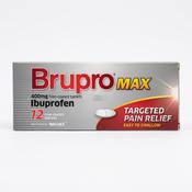 Brupro Max Ibuprofen 400Mg Tabs 12Pk