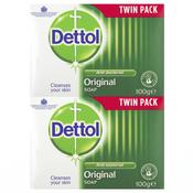 Dettol Soap Bar Twin Pack Banded 100G
