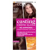 L'oreal Paris Casting Creme Gloss Semi-Permanent Hair Dye, Medium Brown 500
