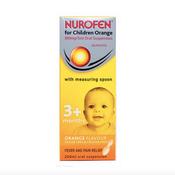 Nurofen for Children Orange 100mg/5ml 200ml Oral Suspension for Fever and Pain Relief