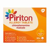 Piriton Tabs 4Mg 30Pk
