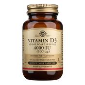 Solgar Vitamin D3 4000 IU 60 Vegetable Capsules Food Supplement