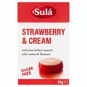 Sula Sugar Free Sweets 42G Strawberry &amp; Cream