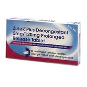 Zirtek Plus Decongestant 6Pk