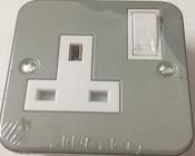 Metal Clad 1 Gang Switched Socket image