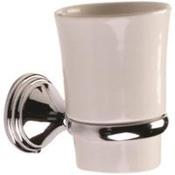 Tema Arno Tumbler Holder with Ceramic Tumbler - Chrome image