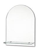 Tema Bevelled Arch Top Mirror With 1 Shelf 60 X 40CM image