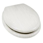 Tema White Timber Toilet Seat image