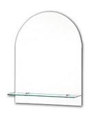 Tema Bevelled Arch Top Mirror With 1 Shelf 50 X 40CM image