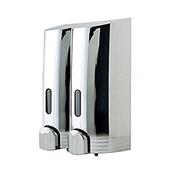Euroshowers Tall Double Dispenser Chrome image