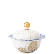 Pip Studio Floral Detail Sugar Bowl, Royal White