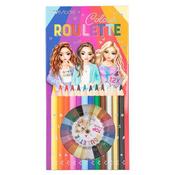 Top Model By Depesche Colour Roulette Colouring Pencils