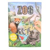 Create Your Zoo By Depesche Colouring and Sticker Book image