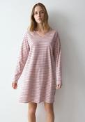Triumph Long Sleeve Stripe Nightdress, Pink image